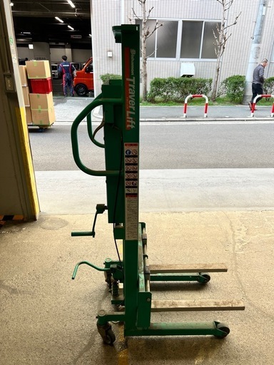 ビシャモン　トラバーリフト　手動油圧式　250kg