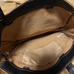 トートバック A4サイズ ブラック メンズの画像