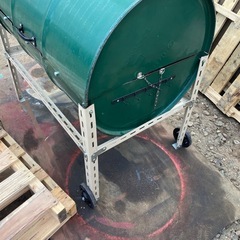 手作りバーベキューコンロの画像