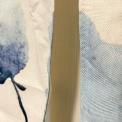 間仕切り のれん 仕切り 目隠し フラワー ブルー 新品 未使用の画像