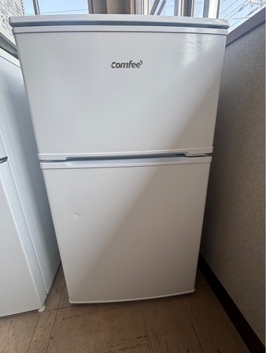 comfee ノンフロン冷凍冷蔵庫 RCT90WH/E 2023年製