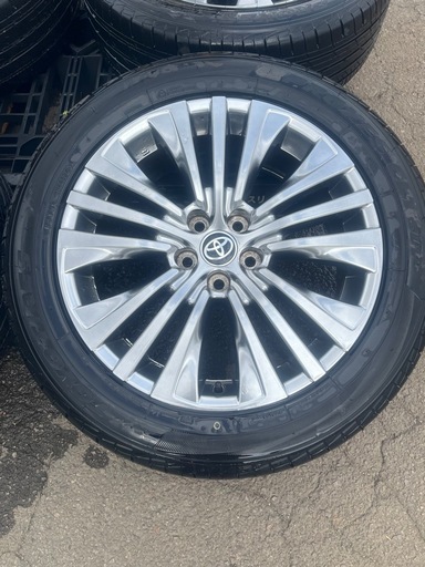 ハリアー80z純正アルミ+225/55r19トーヨータイヤ