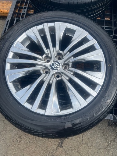 ハリアー80z純正アルミ+225/55r19トーヨータイヤ