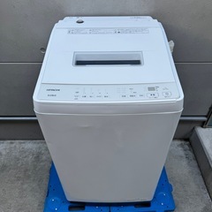 269⭐️2023年製美品★日立　洗濯機　7KG インバーター　一人暮らしの画像