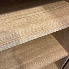 【不二貿易】ルーバーシューズボックス（木目調キャビネット）の画像