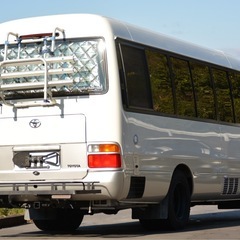 コースターキャンピングカー！豪華装備！の画像