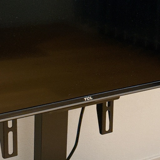 【2025年新品購入】 地上波対応 TCL 液晶テレビ 50V型  テレビスタンド付/地上波ケーブル付き