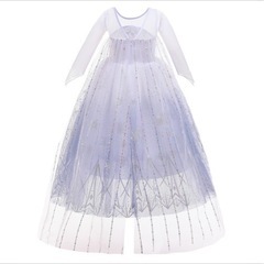 新品未使用 アナ雪 エルサ ドレス コスチュームの画像