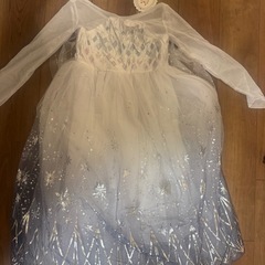 新品未使用 アナ雪 エルサ ドレス コスチュームの画像