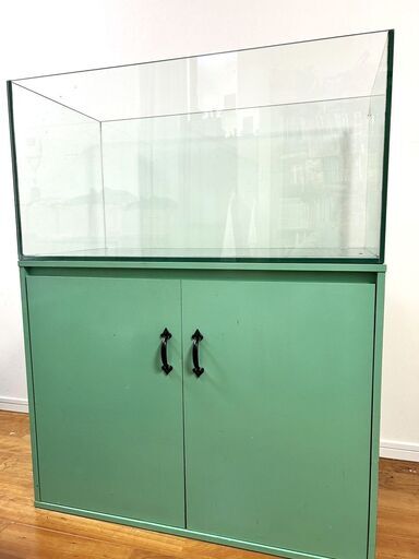 美品☆大型水槽セット GEX 90×45×45｜総額7万円相当｜Eheimポンプ・LEDライト・カスタム水槽台・バックスクリーンなど