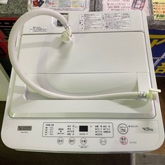 YAMADA 4.5kg簡易乾燥付洗濯機 YWM-T45H1 2021年製の画像