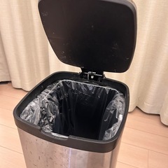 ステンレスゴミ箱の画像