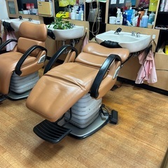 美容室洗髪台一式の画像