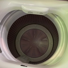 Hisense 5.5kg簡易乾燥付洗濯機 HW-55E2W 2024年製 美品 中古の画像