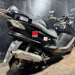 ★支払い総額4.2万円★関東圏内即日配送可能！ヤマハ マジェスティ125 5CA 社外マフラー！社外ハンドル！激安小型入荷しました♪の画像