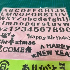 お取引中ステンシルシートの画像