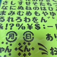 お取引中ステンシルシートの画像