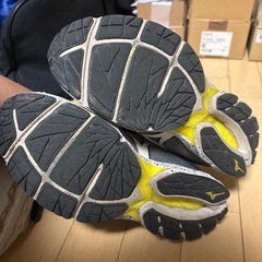 ミズノスニーカー27cm(グレー)の画像