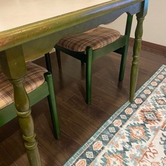 レトロヴィンテージテーブルセットの画像