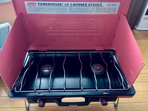 【限定色】Coleman ツーバーナーコンロ ピンク　