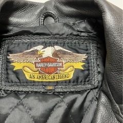 Harley Davidson ブラック ダブルライダースの画像