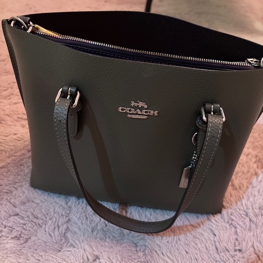 COACH レザートート 2WAY ショルダー付き 