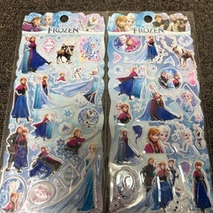 プリンセス　アナ雪　シールの画像