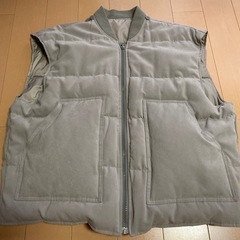Hopixonモッズコート グレー　メンズSサイズ　フード、中綿入りベスト付き の画像