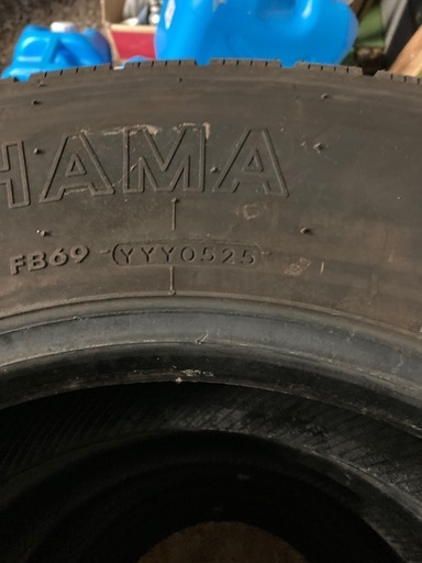 横浜タイヤ。夏タイヤ225／80R17.5 123/122L 2025年産　6本　
