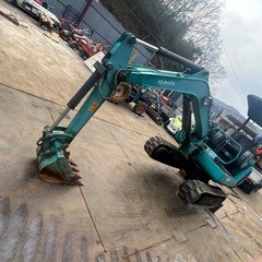 クボタ K-022 油圧ショベル 2t 2トン ゴムキャタ ミニユンボ　動画ありの画像