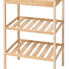 【お譲りする方決まりました】 IKEAワゴン＋棚の画像