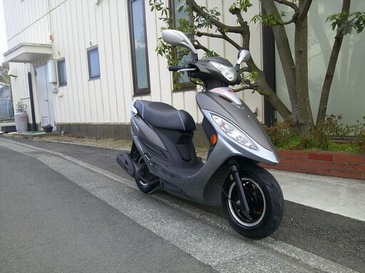 キムコ　V-LINC125SRc　実働中古車　バッテリーフル充電済み　シート新品張替え済み　オイル交換後(無料)引き渡し
