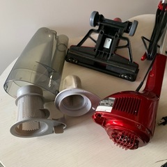 TWINBIRD ワイパースティック型クリーナー ジェットサイクロン フキトリッシュNEO TC-5159R （ルビーレッド）の画像