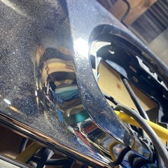 30前期ヴェルファイア　ゴールデンアイズ　純正グリル　スモークメッキの画像