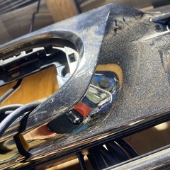 30前期ヴェルファイア　ゴールデンアイズ　純正グリル　スモークメッキの画像