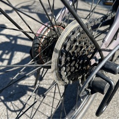 24インチ　6段切替　自転車の画像