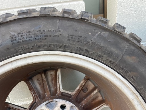 プラドホイールセット ハイエースで使用