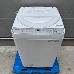376⭐️2024年製美品★シャープ　洗濯機　6KG 一人暮らし の画像
