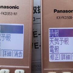 Panasonic コードレス電話機　VE-GZ50DLの画像