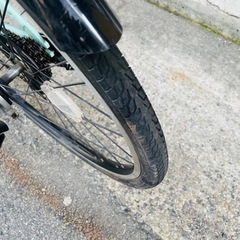 『ＳＡＬＥ　５０％』　クロスバイク　２４インチ　6変速　青　配達可能の画像