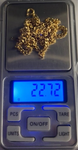 k18 喜平ネックレス　22.7g 50cm