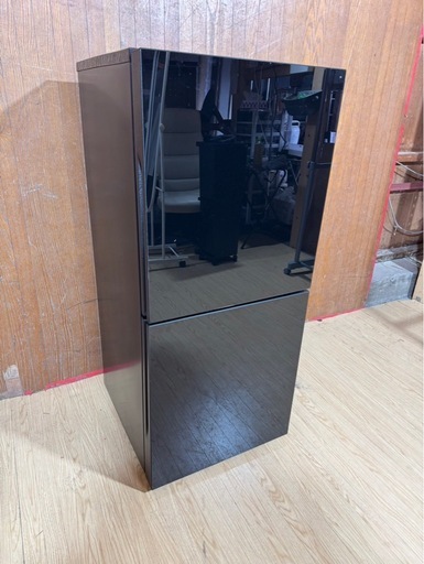 C1607 TWINBIRD ツインバード 2ドア冷蔵庫 121L 2024年製 ガラストップ 冷蔵トレー欠品