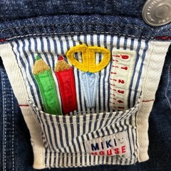 レア✨日本製✨定価27,500円✨ミキハウス✨豪華✨人気✨オーバーオール✨ベビー服の画像