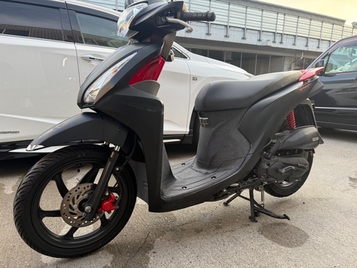 ホンダ　 ディオ110 DIO110 JF58 実動　セル1始動　マッドブラック　純正外装　1円スタート　始動動画あり　兵庫県宝塚市　軽整備済