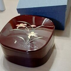 ■■■お重 飛騨春慶 二段重 お弁当箱 お花見に！ 行楽 伝統工芸 たこ焼きメーカーオマケ■■■ ＪＲ環状線【寺田町】 ■■■の画像