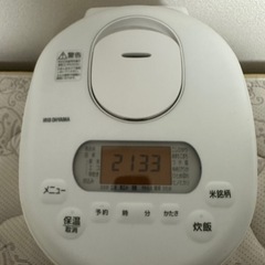 アイリスオーヤマ 炊飯器 RC-MDA50-Wの画像