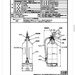 【無料】消火器、蓄圧式粉末、3/18午前中まで、2本まとめ取りの画像