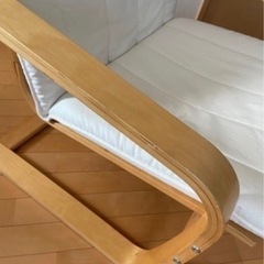 IKEA イケア POANG ポエング パーソナルチェア 1人掛けソファ の画像