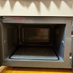 【ほぼ新品】電子レンジ　説明書付の画像