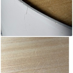 ZARA HOME     リメイク済み収納付き丸テーブル　　　の画像